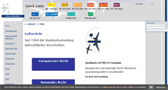 Desktop Screenshot of luftrecht.com
